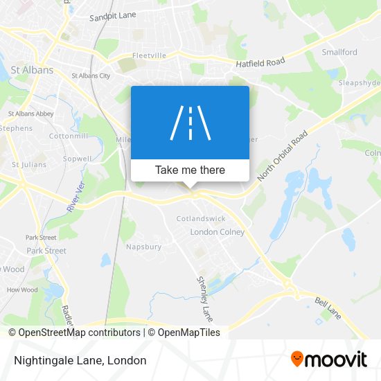 Nightingale Lane map