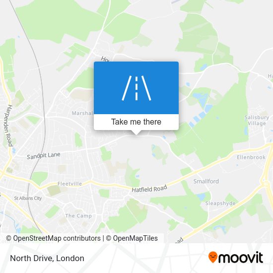 North Drive map