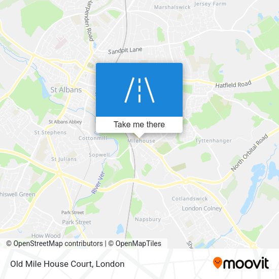 Old Mile House Court map