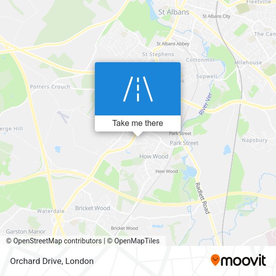 Orchard Drive map