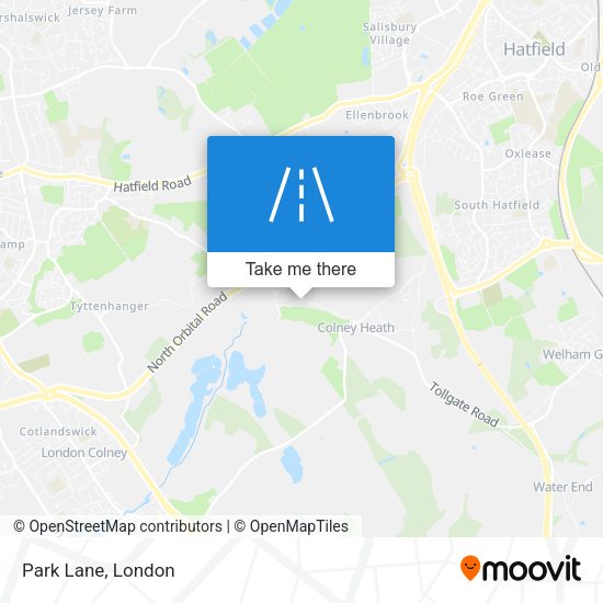 Park Lane map