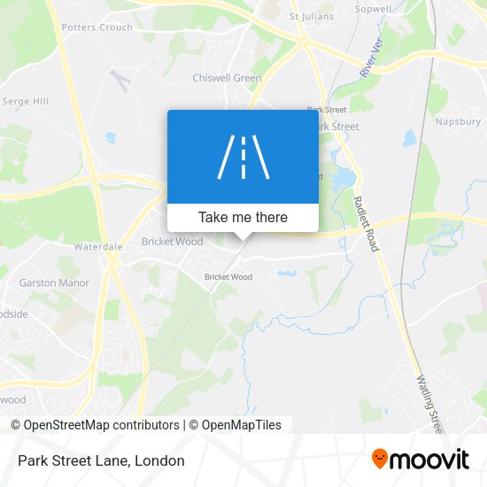 Park Street Lane map