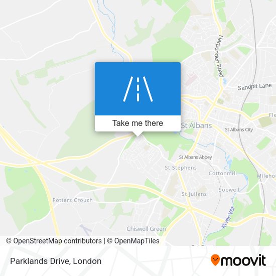 Parklands Drive map