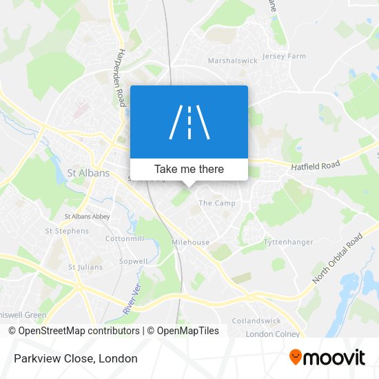 Parkview Close map
