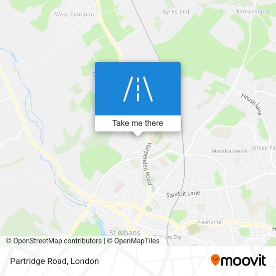 Partridge Road map