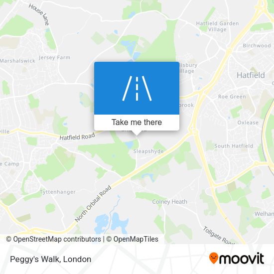 Peggy's Walk map
