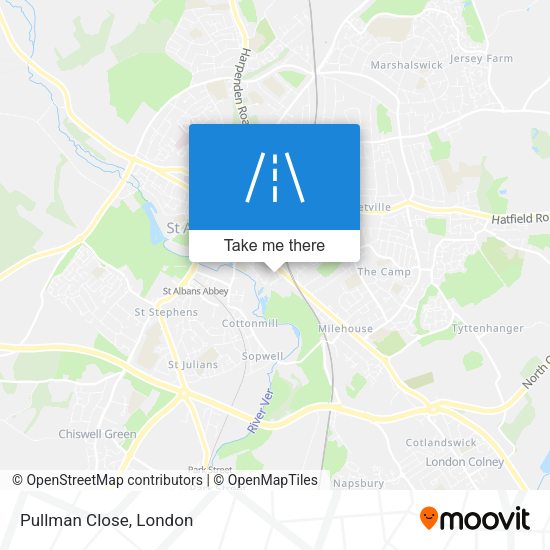 Pullman Close map