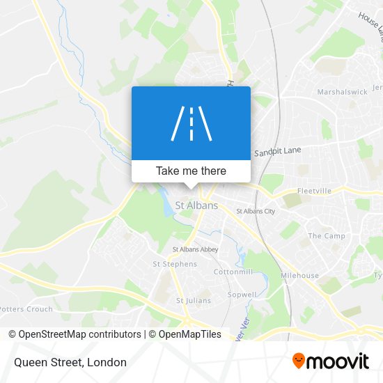 Queen Street map