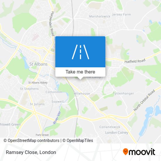 Ramsey Close map