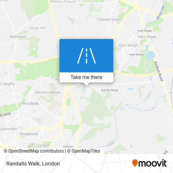 Randalls Walk map