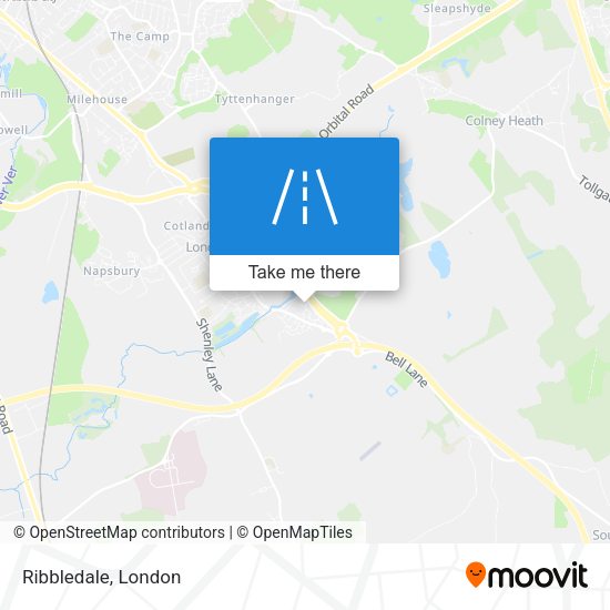 Ribbledale map