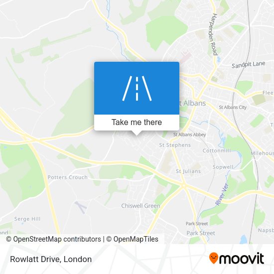 Rowlatt Drive map