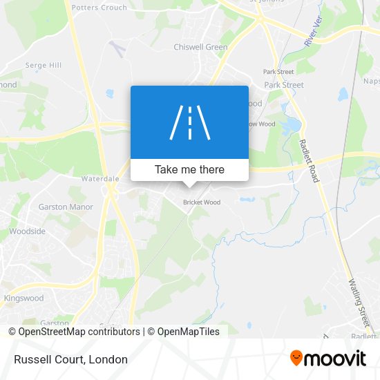 Russell Court map
