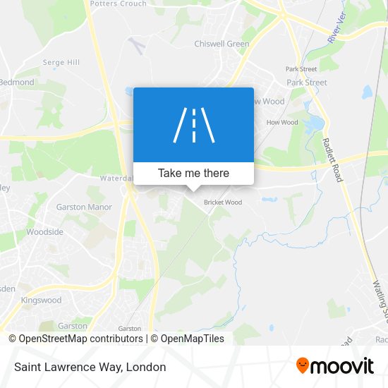 Saint Lawrence Way map