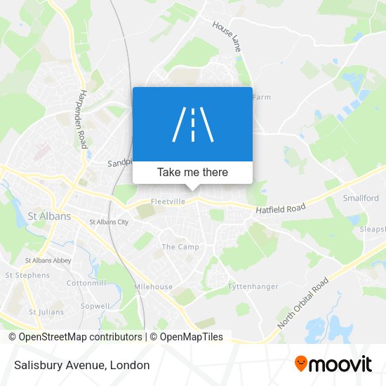 Salisbury Avenue map