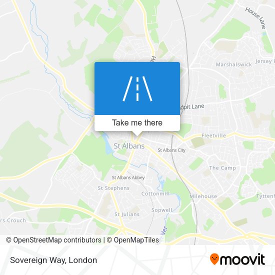 Sovereign Way map