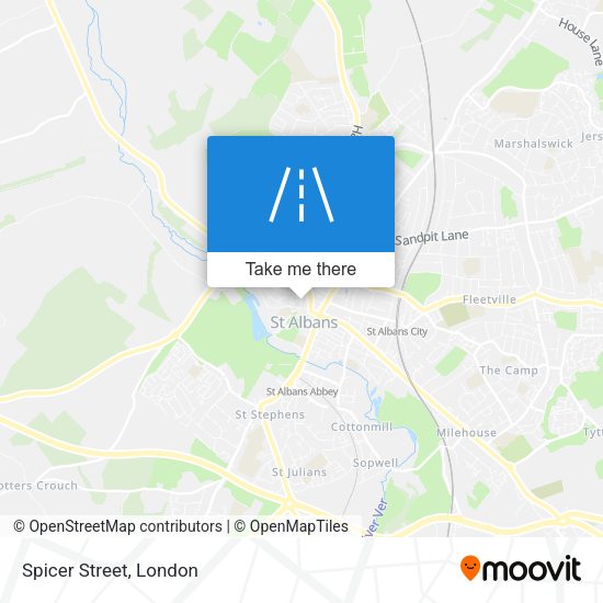 Spicer Street map