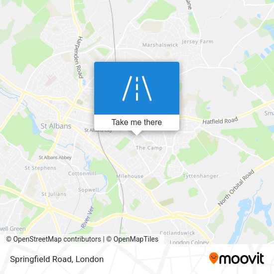Springfield Road map