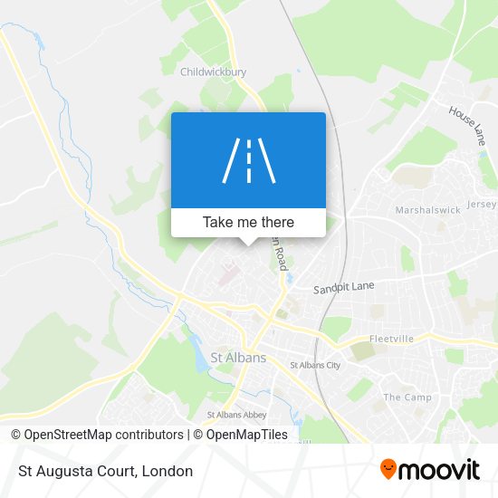 St Augusta Court map