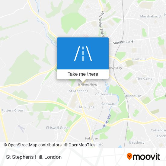 St Stephen's Hill map