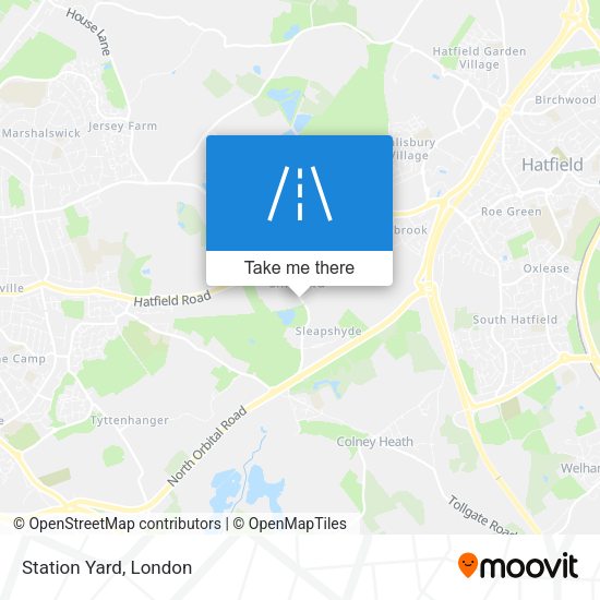 Station Yard map