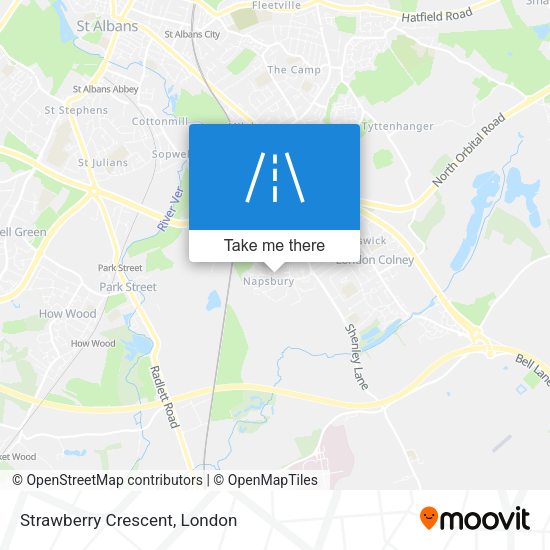 Strawberry Crescent map