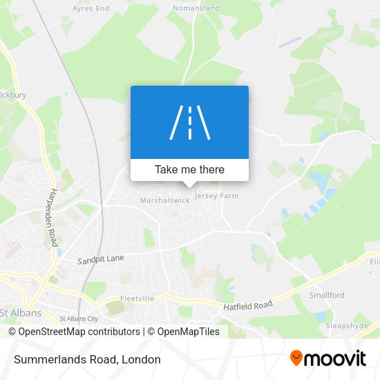 Summerlands Road map