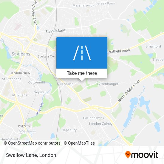 Swallow Lane map
