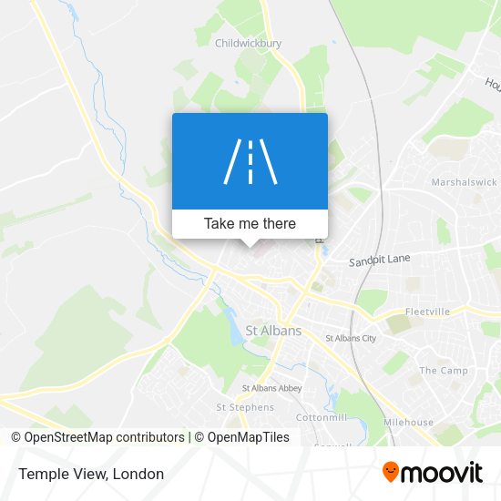 Temple View map