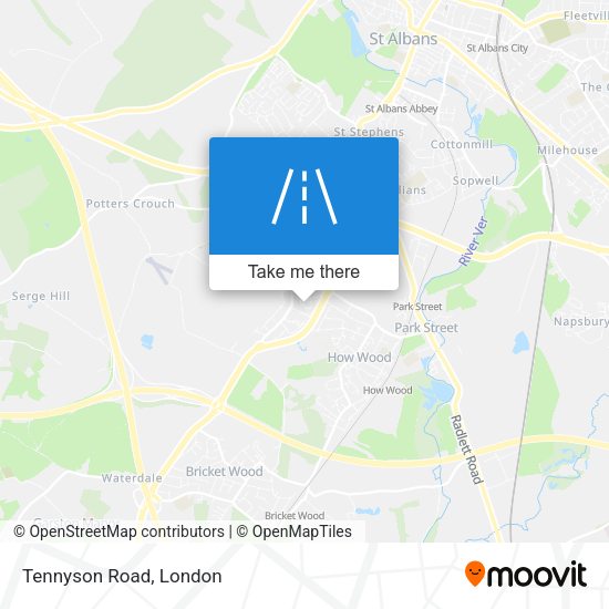 Tennyson Road map