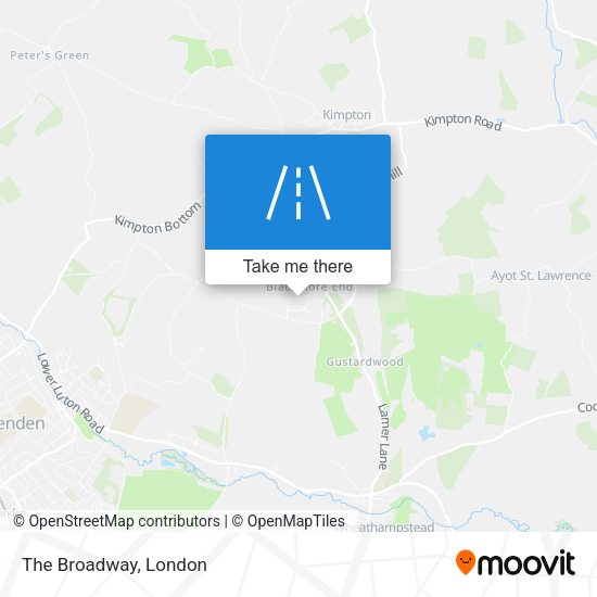 The Broadway map