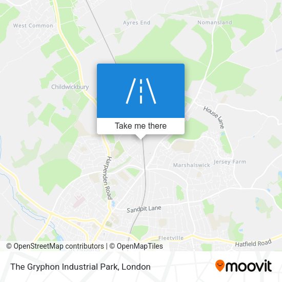 The Gryphon Industrial Park map