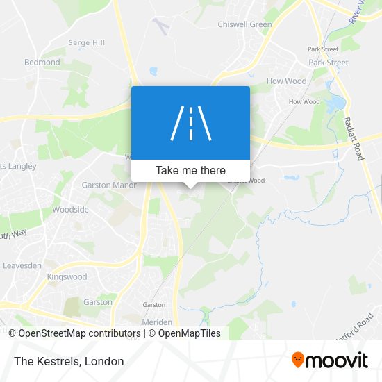 The Kestrels map