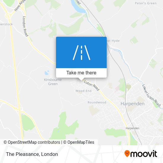 The Pleasance map