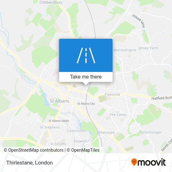 Thirlestane map