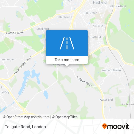 Tollgate Road map