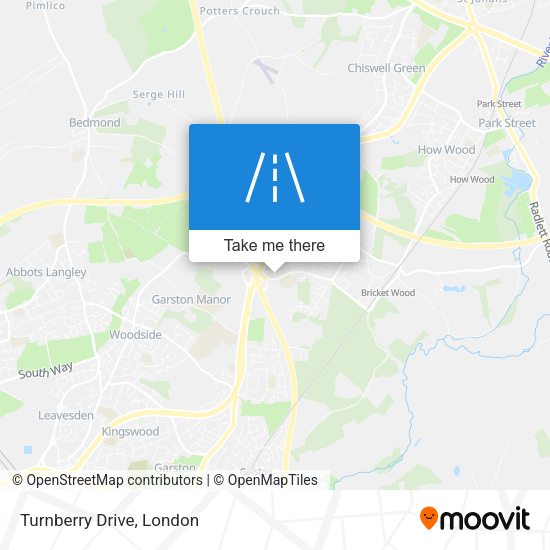 Turnberry Drive map