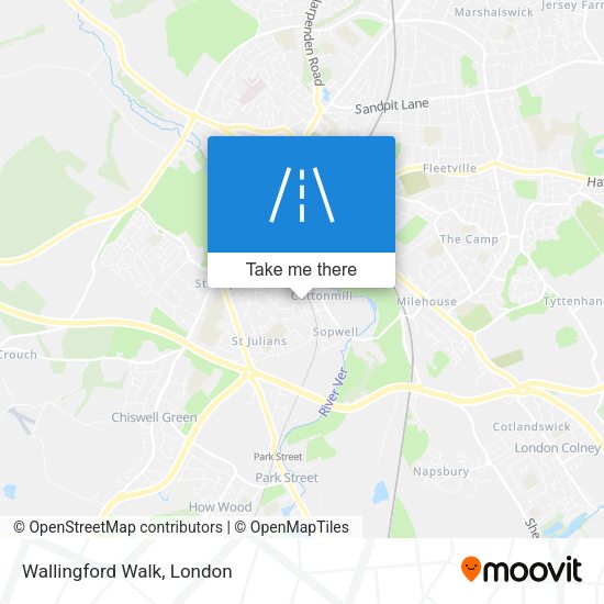 Wallingford Walk map