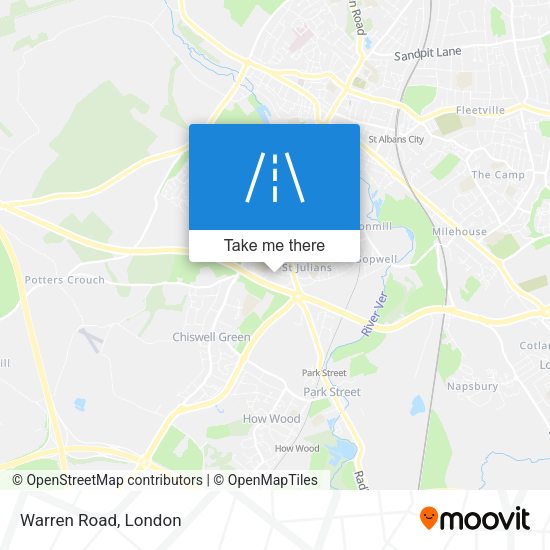 Warren Road map