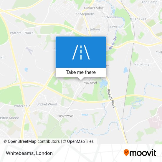 Whitebeams map