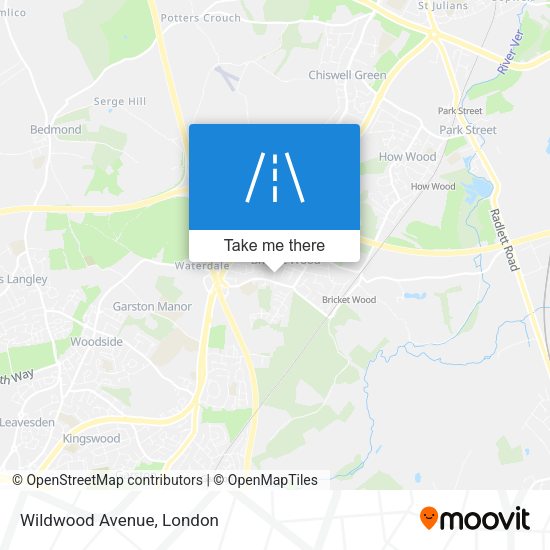 Wildwood Avenue map