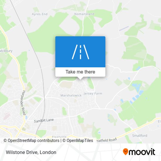 Wilstone Drive map