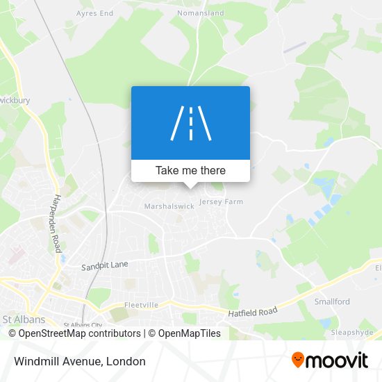 Windmill Avenue map