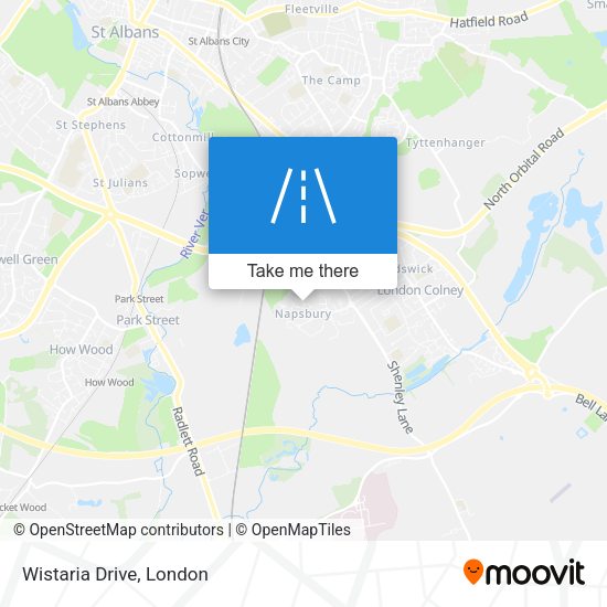 Wistaria Drive map