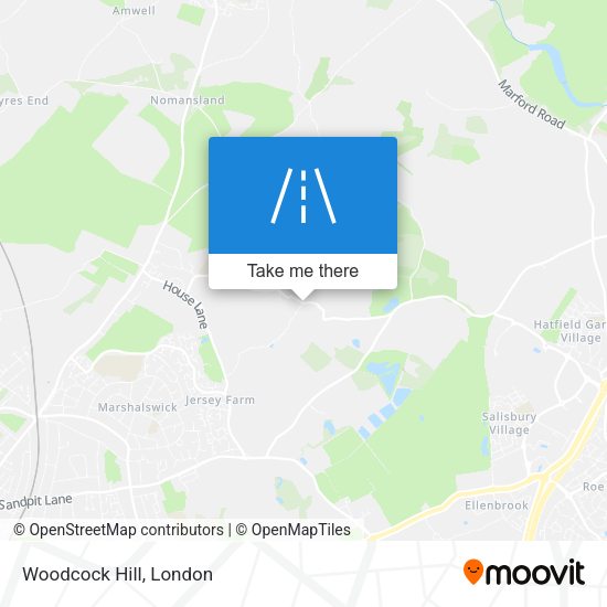 Woodcock Hill map