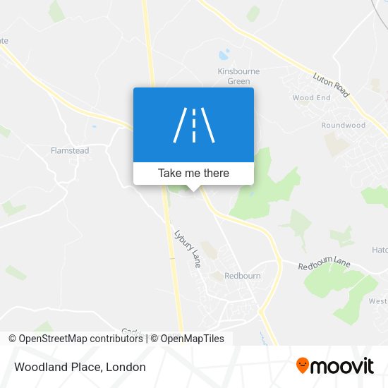 Woodland Place map