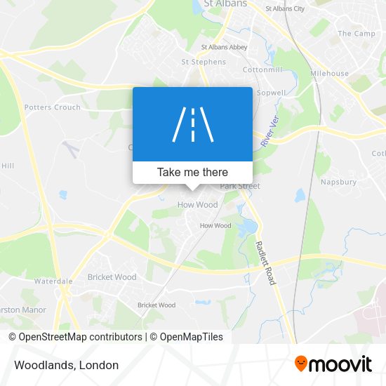 Woodlands map