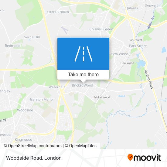 Woodside Road map