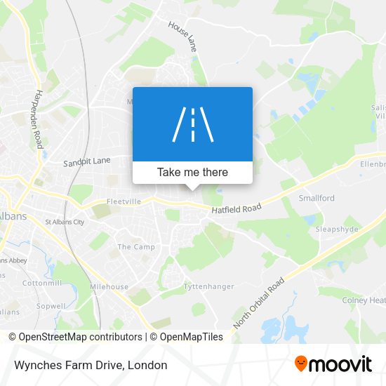 Wynches Farm Drive map