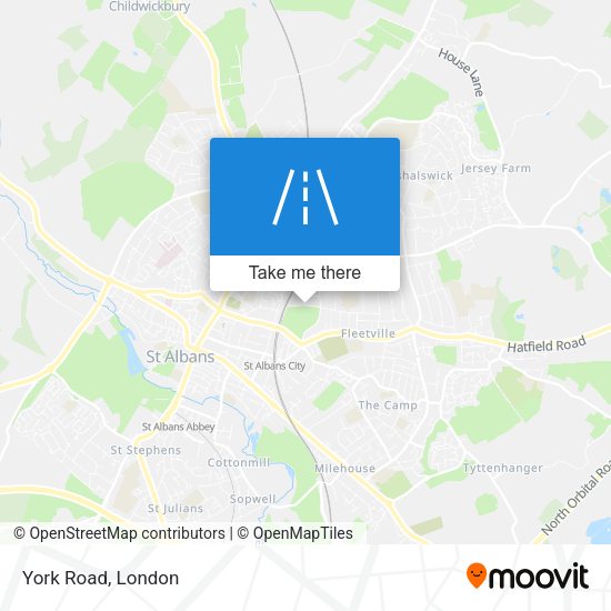 York Road map
